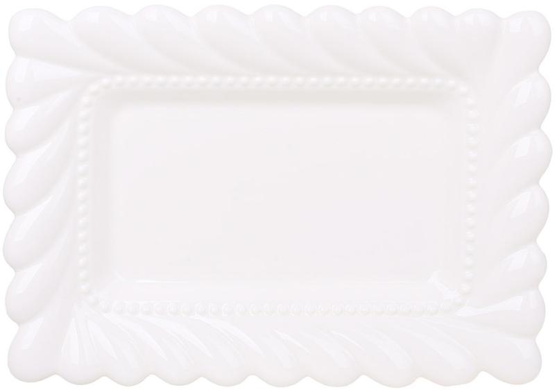 Страна фарфоровая White City Tiffany 4 шт. 25х18 см