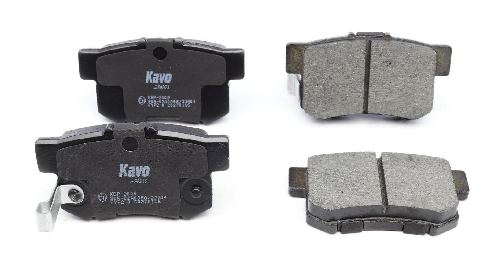 Колодки тормозные задние Honda Accord IV/V/VI/Civic VI/VII/VIII 98-KBP-2009 KAVO PARTS