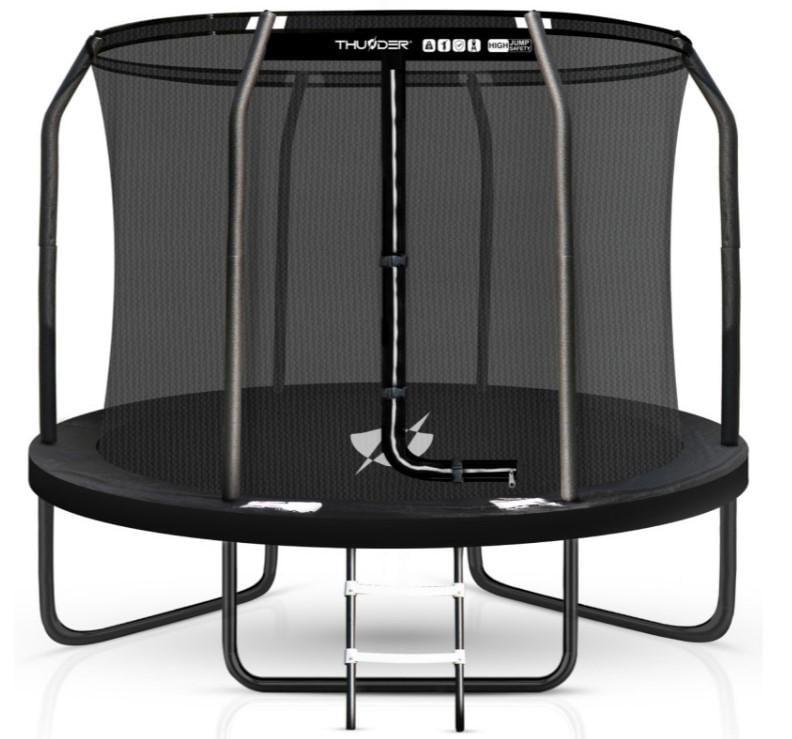 Батут с внутренней сеткой Thunder Inside Elite 8FT 244 см Black (63680)