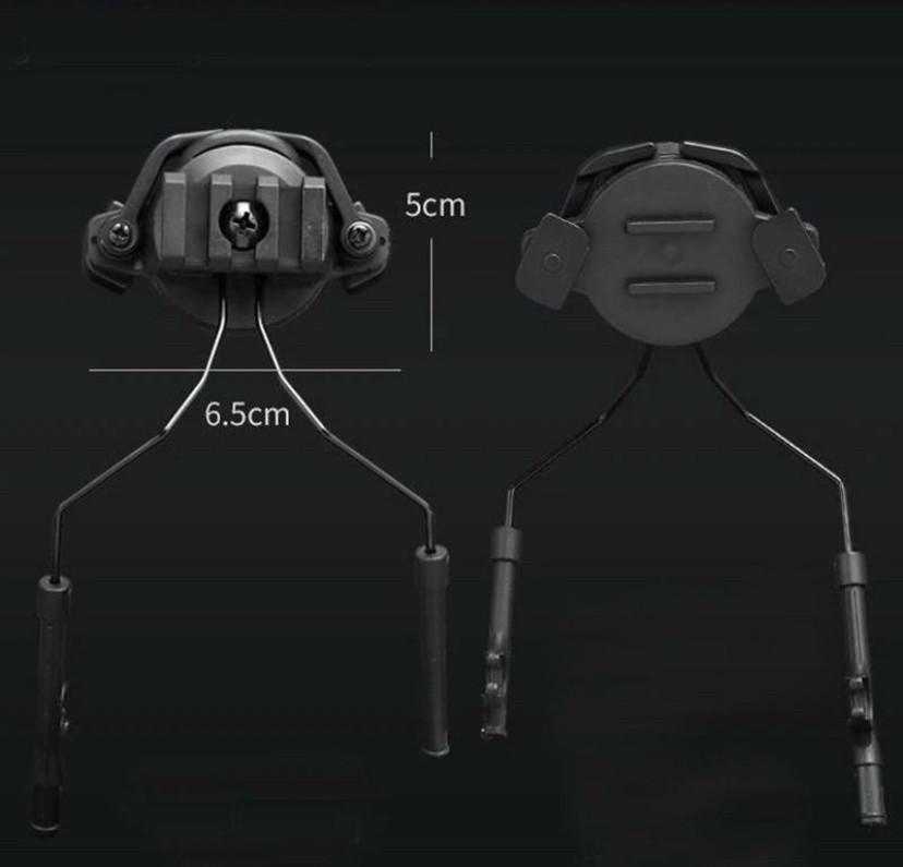 Кріплення-адаптери Чебурашка Wosport на шолом для навушників Earmor/Impact/Walkers 2 шт. (MK001031) - фото 5