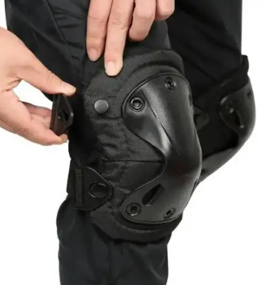 Комплект защиты наколенники с налокотниками ударопрочные Черный - фото 7 Комплект защиты наколенники с налокотниками ударопрочные Черный - фото 7