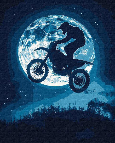 Картина по номерам Ideyka Ночной драйв с красками металлик 40x50 см (Id-KHO8580)