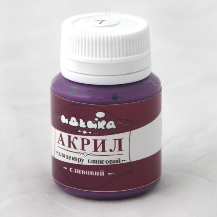 Акриловая краска Идейка 20 мл Сливовый (skl-98207)