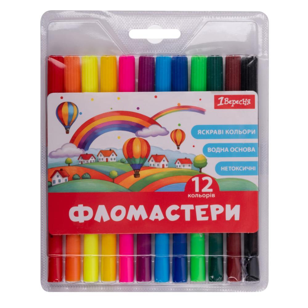 Фломастеры 1Сентября Classic 12 цветов (650547)