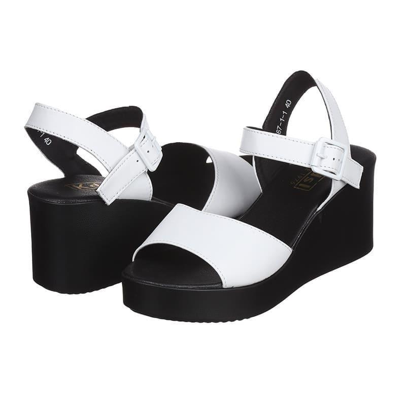 Босоножки женские KadisAilun C567-1-1 кожаные р. 41 Белый (30049)