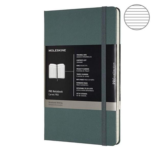 Записная книжка Moleskine PRO средняя Зеленый (PROPFNTB3HK19) - фото 2