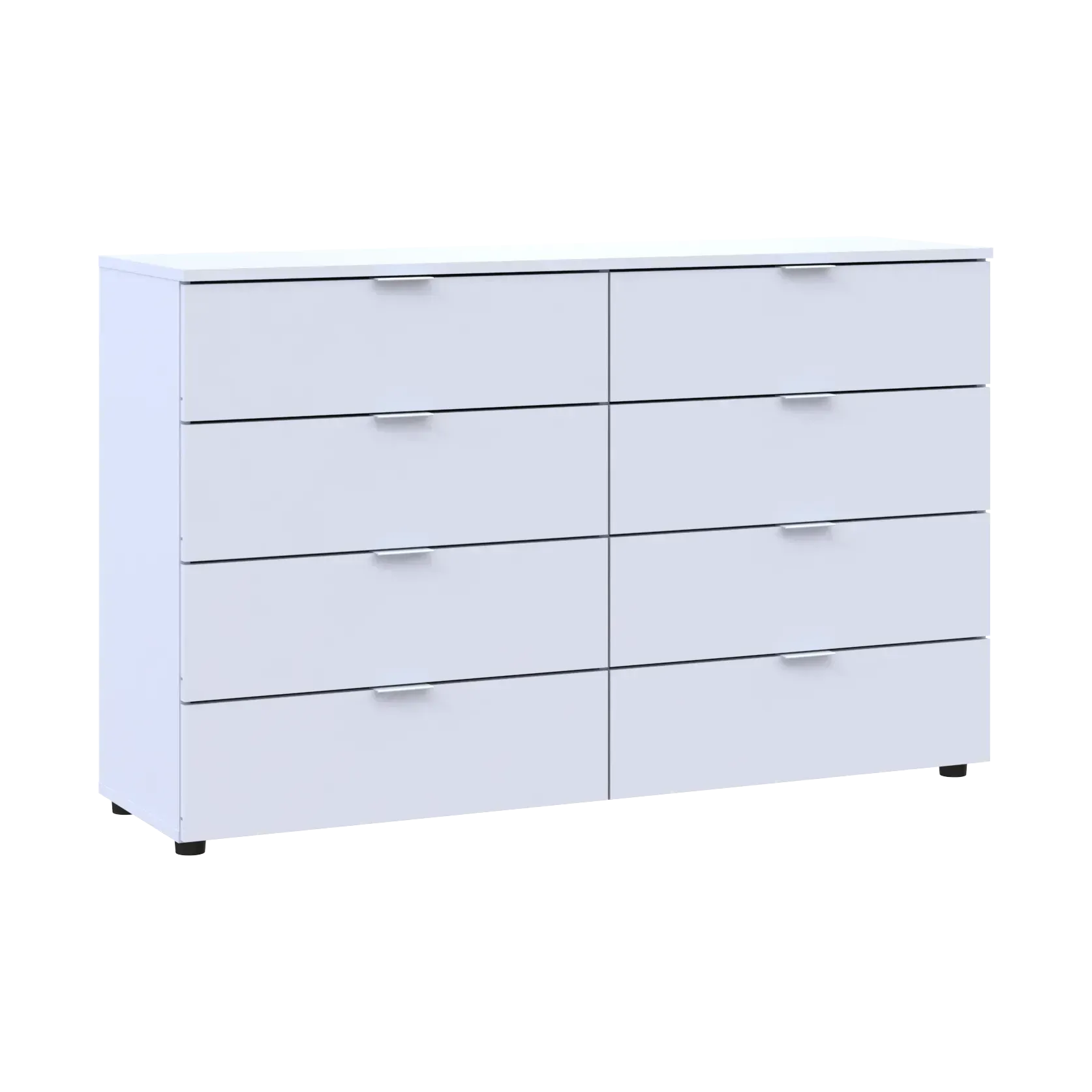 Комод Doros Рон 8 ящиков 130х38х81 см Белый (41 516 172) - фото 4 Комод Doros Рон 8 ящиков 130х38х81 см Белый (41 516 172) - фото 4