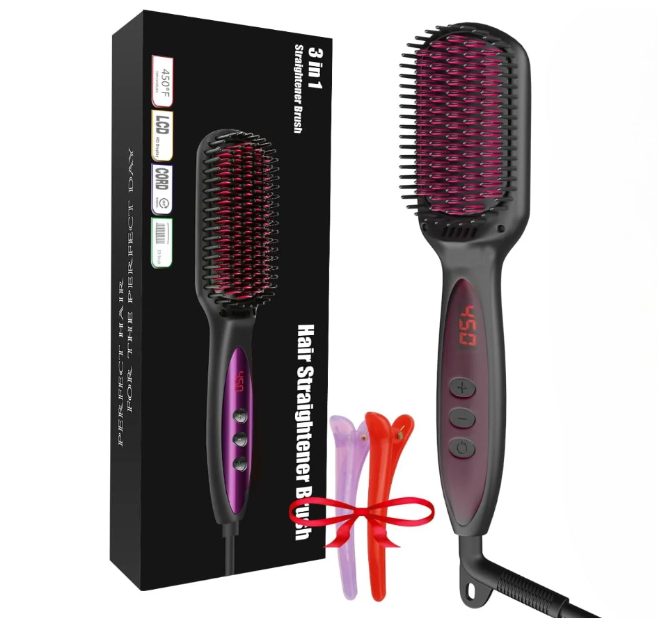 Щетка-выпрямитель для волос Nisperos с быстрым нагревом (2533786665)