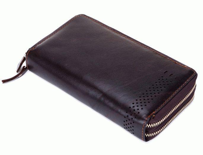 Портмоне MS Collection MS013B кожа Коричневый