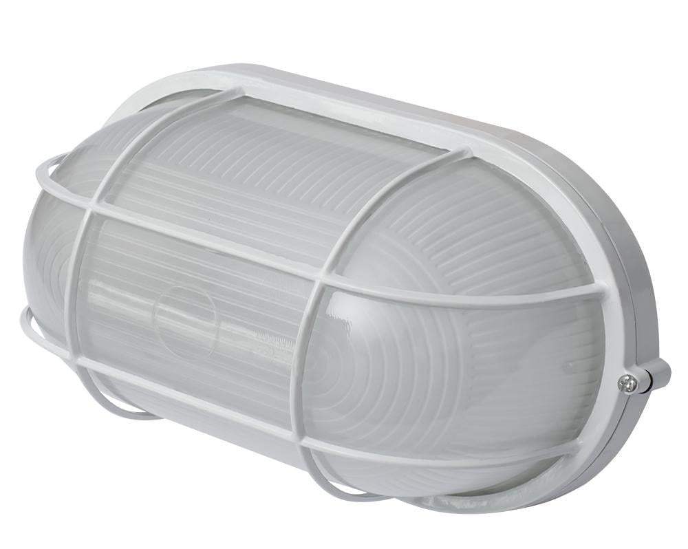 Світильник E.NEXT e.light.1403.1.60.27.white 60W 230V E27 IP54 овальний 213х100х107 мм Білий (l002012)