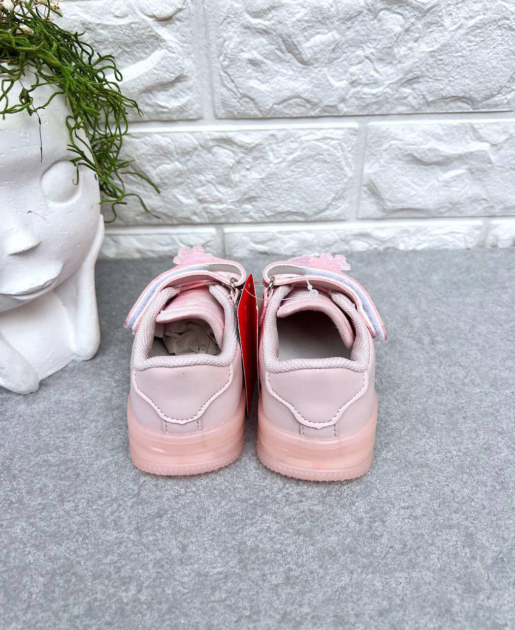 Кроссовки для девочки Apawwa 1410 р. 21 13,5 см Розовый (1410) - фото 2