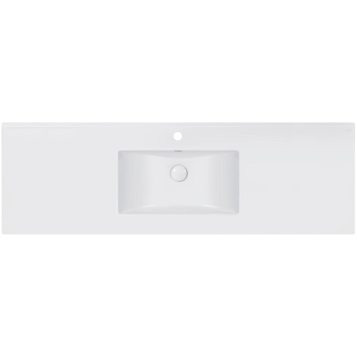 Умывальник врезной Q-tap Albatross E QT01119150EW 1515x470x170 мм Белый (131999)