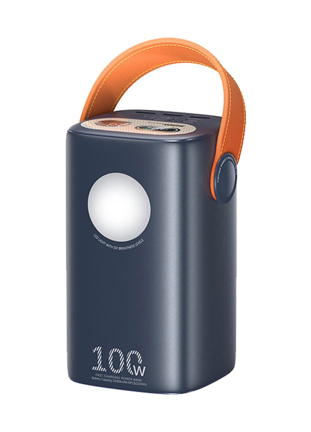 Повербанк Remax RPP-100 60000 mAh 100/22,5W PD/QC з 2 LED-фонарями Темно-синий
