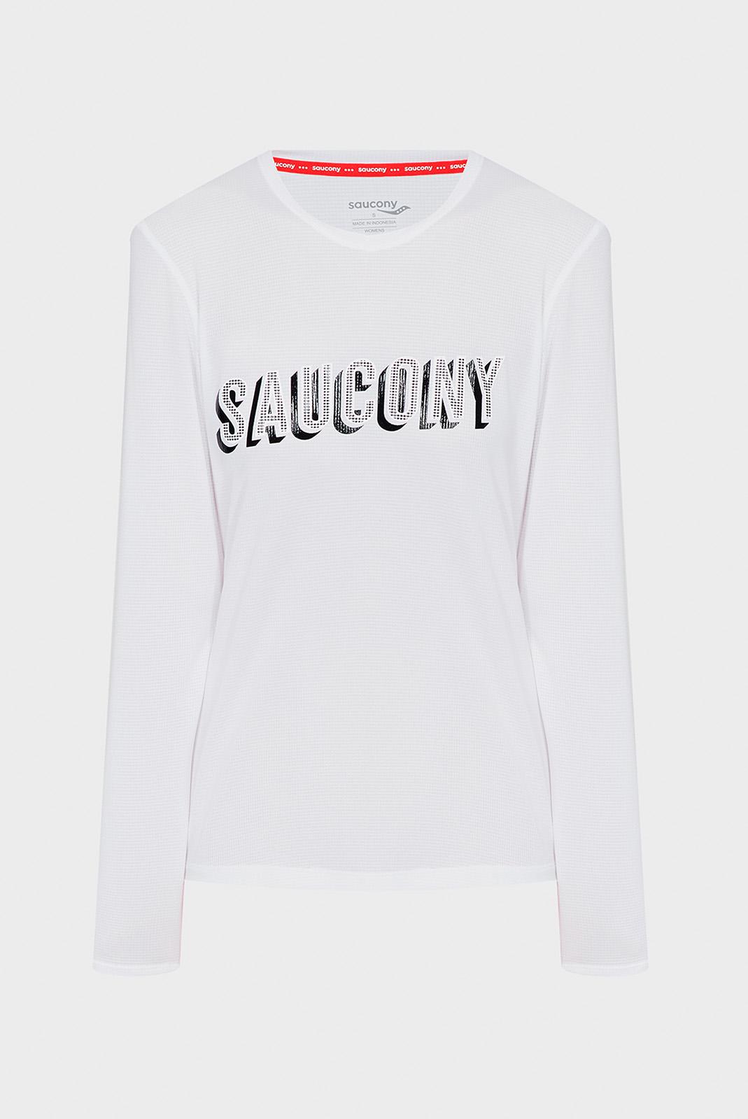 Кофта жіноча Saucony STOPWATCH LONG SLEEVE XS Білий (800272-WHSC XS)