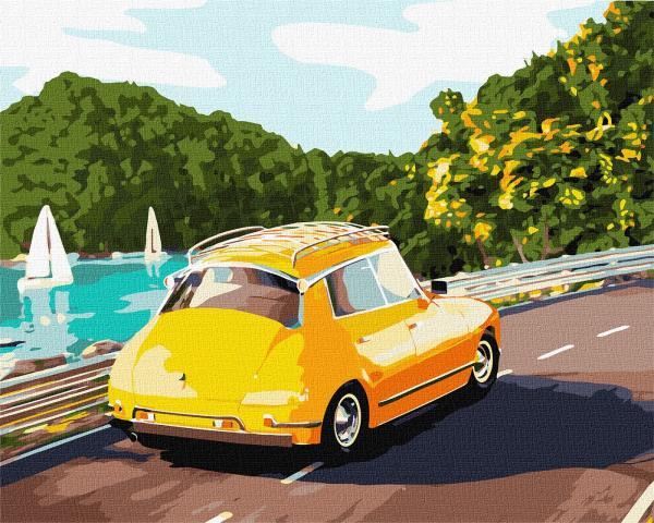 Картина по номерам Идейка Яркое путешествие 40х50 см в термопакете (KHO2523)