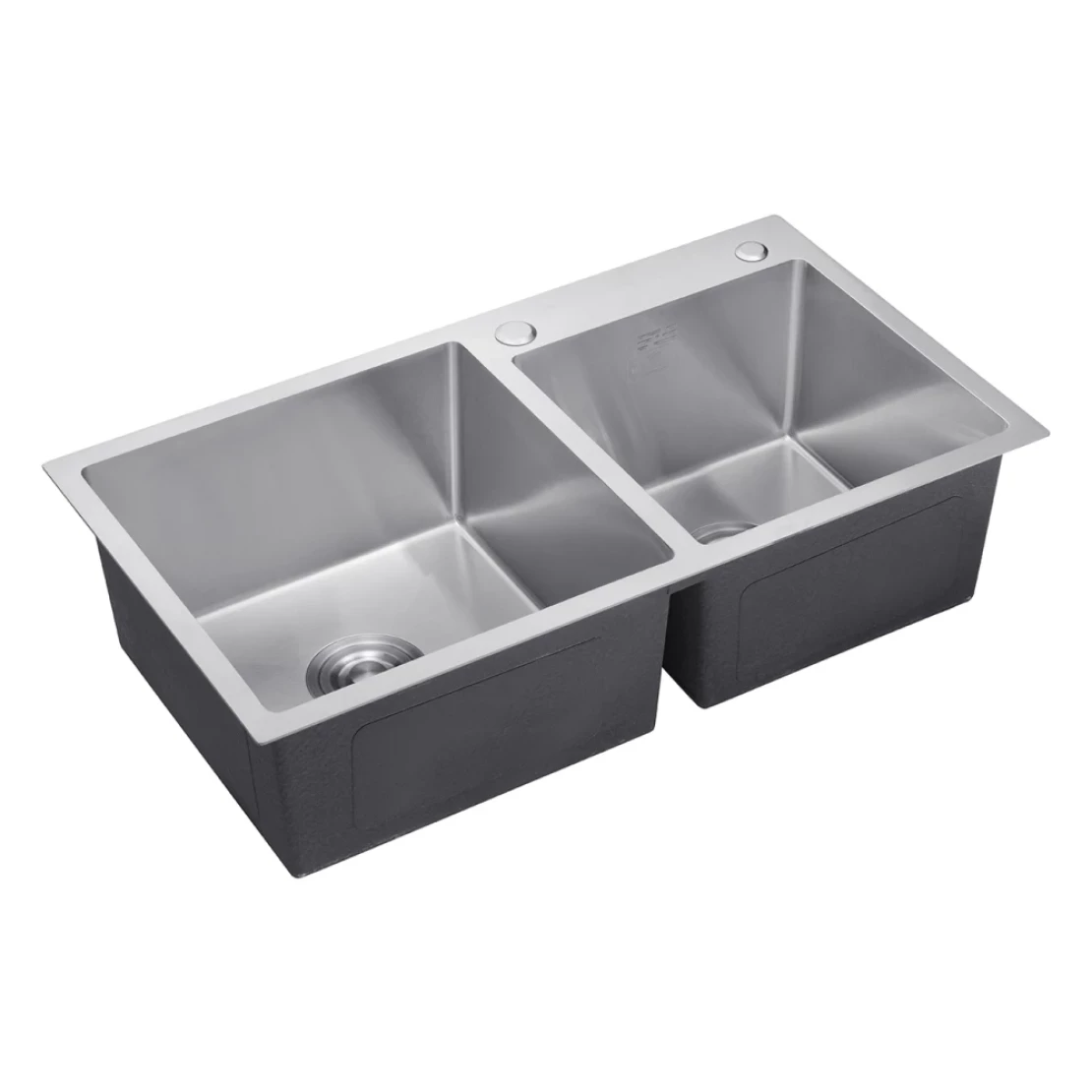 Мийка для кухні Kroner KRP Gebürstet 7843ZHM 3/1 мм з нержавіючої сталі (CV022805) - фото 3