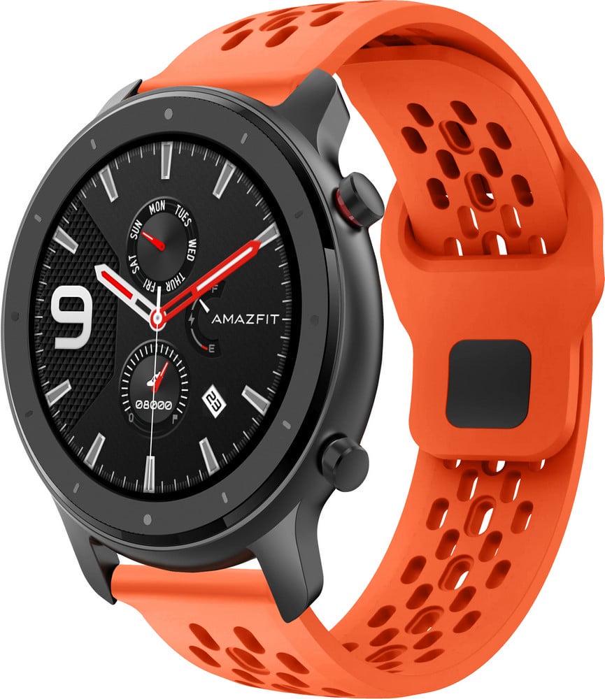 Ремінець силіконовий Liveunic для Amazfit GTR 47 мм Orange (41970-2C) Ремінець силіконовий Liveunic для Amazfit GTR 47 мм Orange (41970-2C)