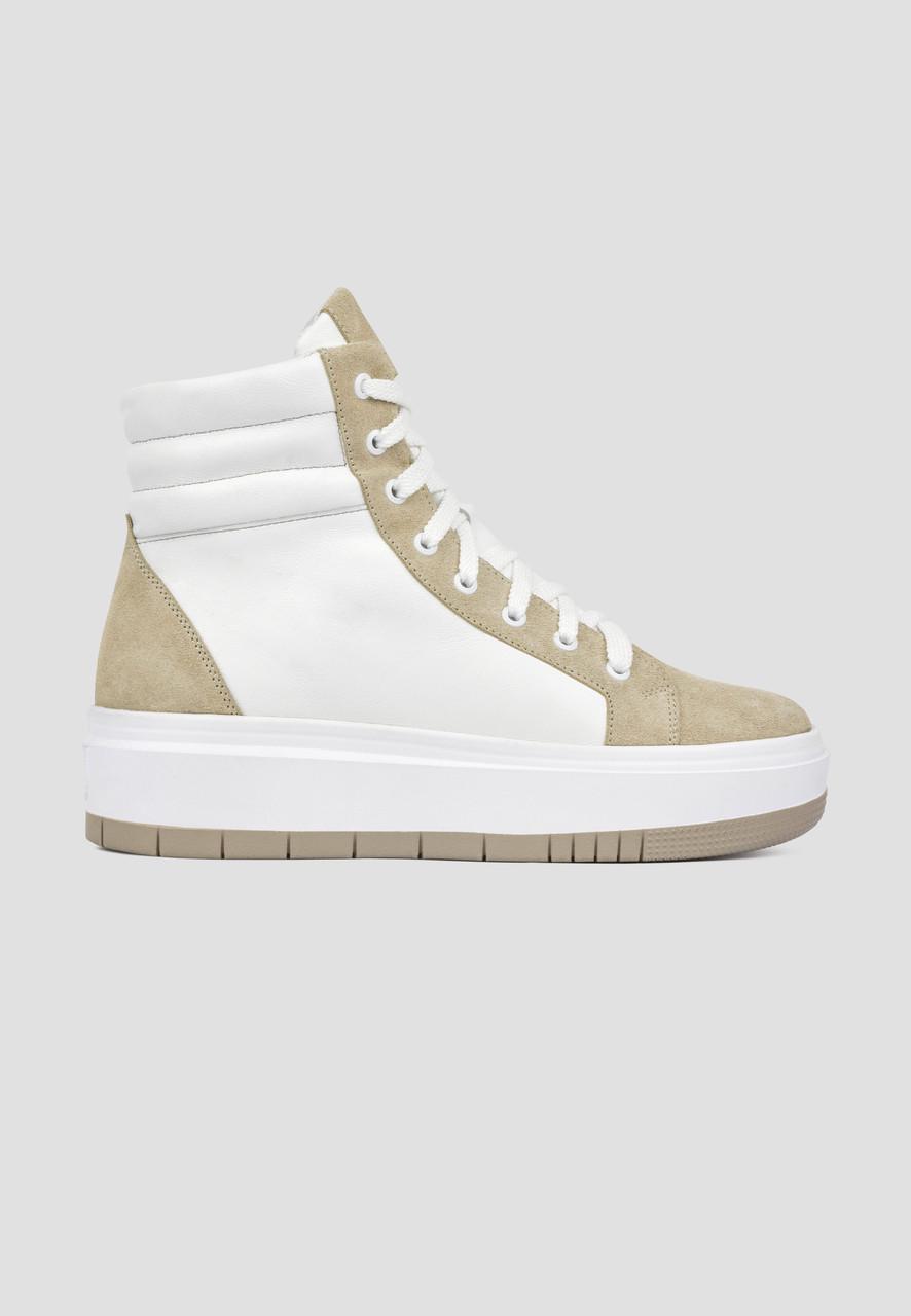 Кроссовки женские демисезон замша р. 40 Бежевый (1983654032)