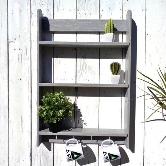 Полка настенная из дерева Эстансия Маренго (ПНС/005619)