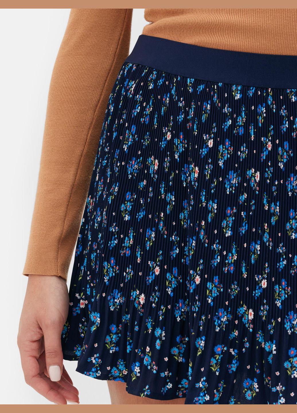 Юбка Primark 7621006 Цветы XS Синий - фото 4 Юбка Primark 7621006 Цветы XS Синий - фото 4