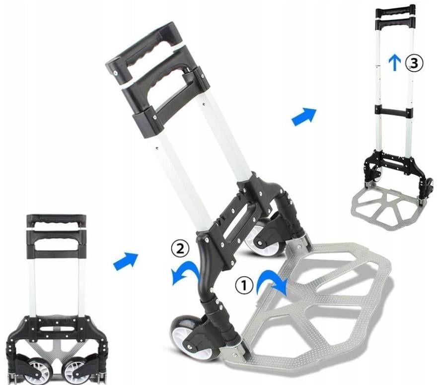Візок складаний алюмінієвий до 70 кг (17728263038) - фото 4 Візок складаний алюмінієвий до 70 кг (17728263038) - фото 4