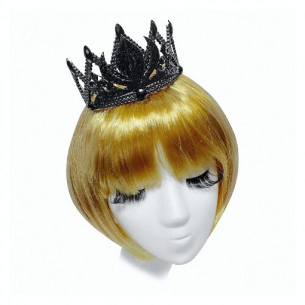 Декор для Хэлоуина Seta Коронка Черная принцесса (17-846BLK)