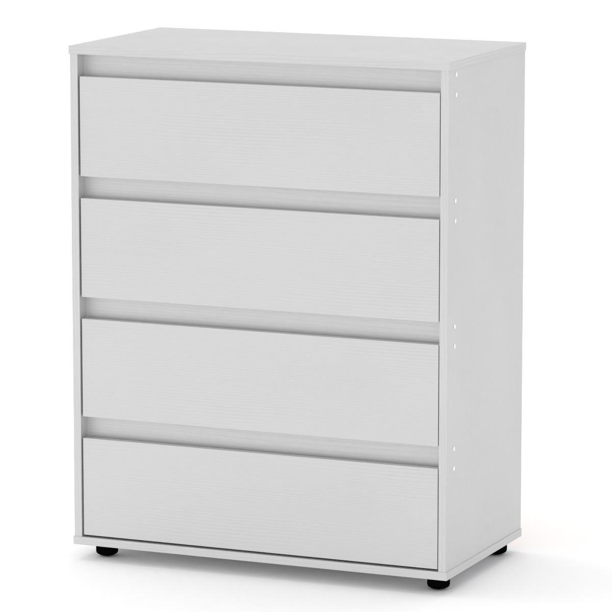 Комод Компаніт з 4 шухлядами 80х42х103 см Німфея альба (26966117) - фото 1 Комод Компаніт з 4 шухлядами 80х42х103 см Німфея альба (26966117) - фото 1