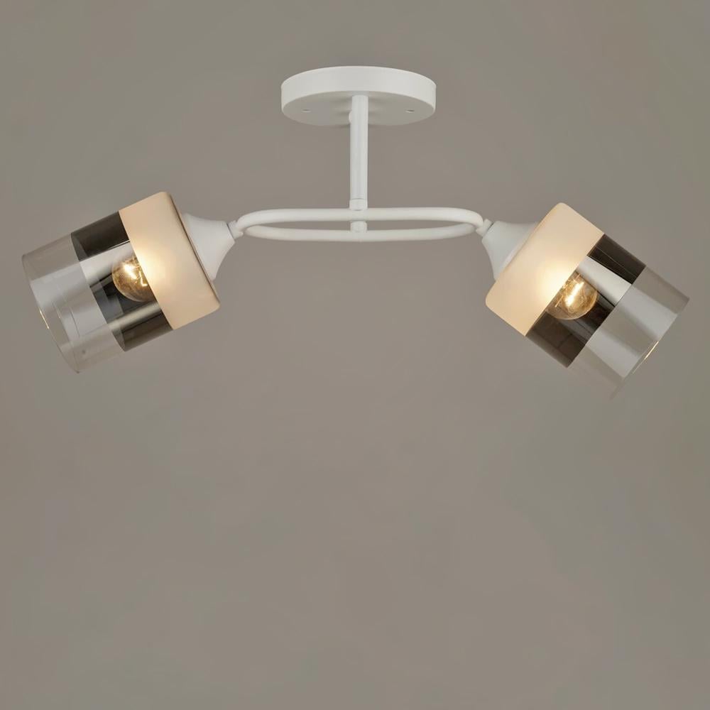 Люстра потолочная Light House SRS-19701/2 WT Белый/Черный/Прозрачный Люстра потолочная Light House SRS-19701/2 WT Белый/Черный/Прозрачный
