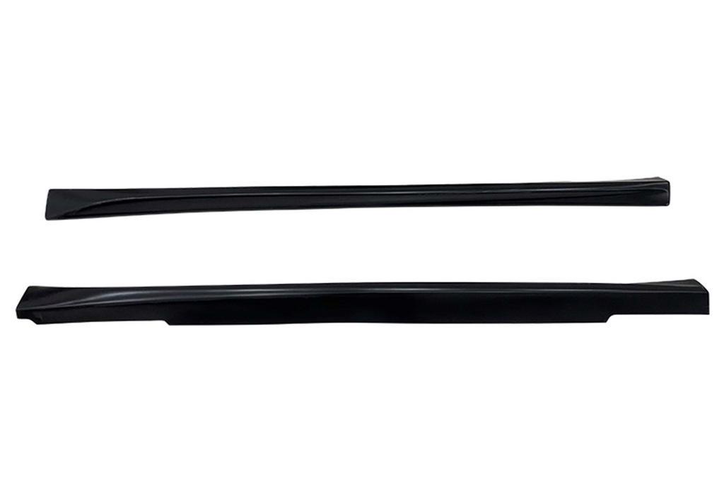 Боковые пороги DPT V-3 для Seat Ibiza 2010-2017 гг. abs-пластик Черный глянец (130728)