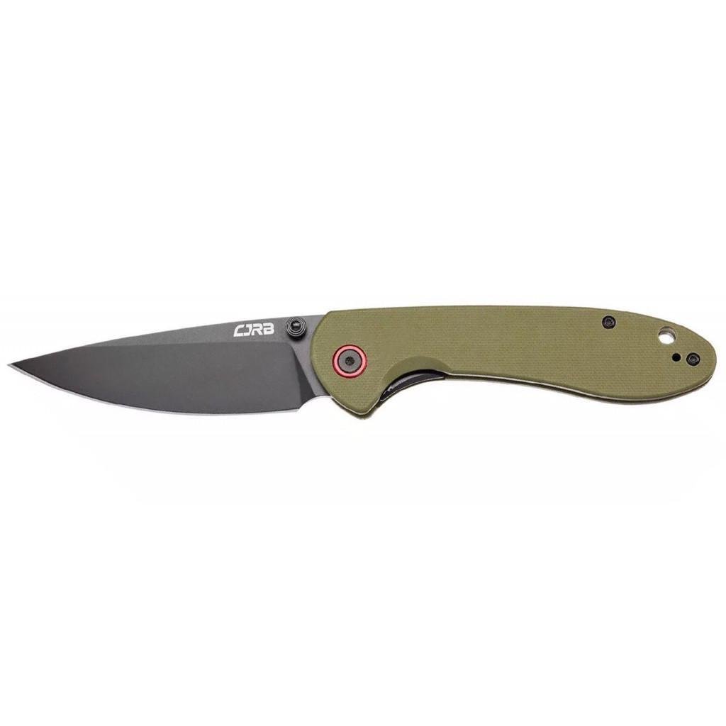 Ніж мисливський CJRB Feldspar Black Blade G10 Green (J1912-BGNF)