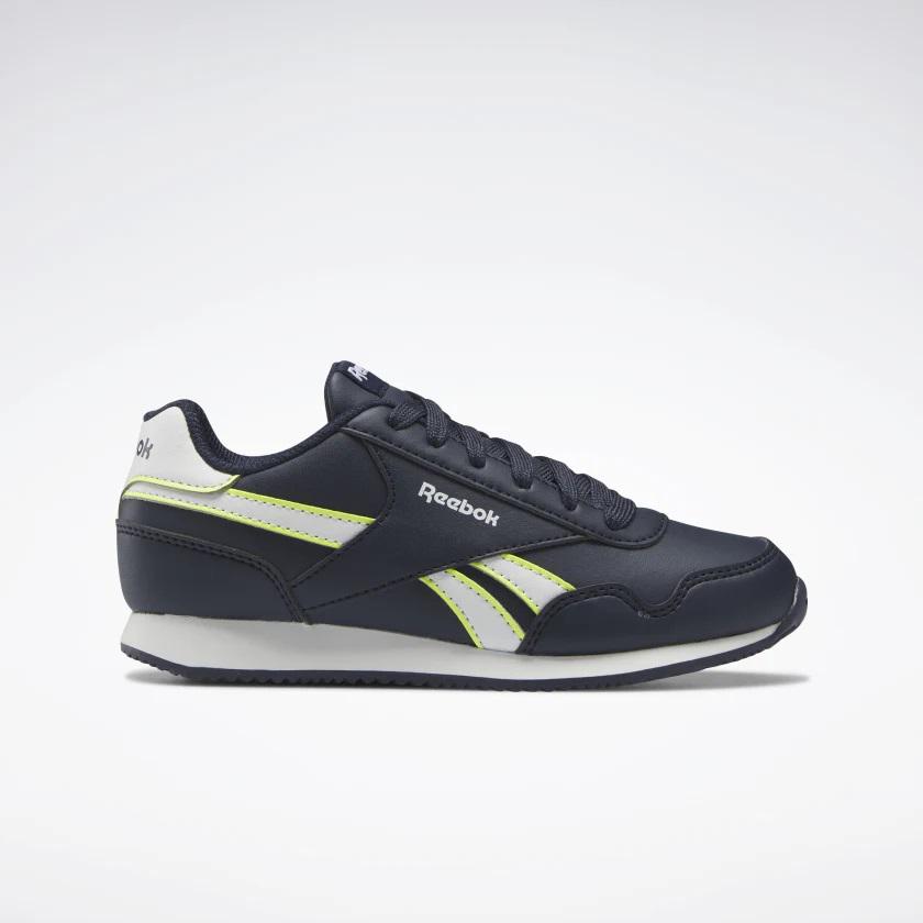 Кроссовки Reebok Royal Classic Jogger Vector р. 36 24 см Navy/Cloud White/Solar Acid Yellow - фото 2