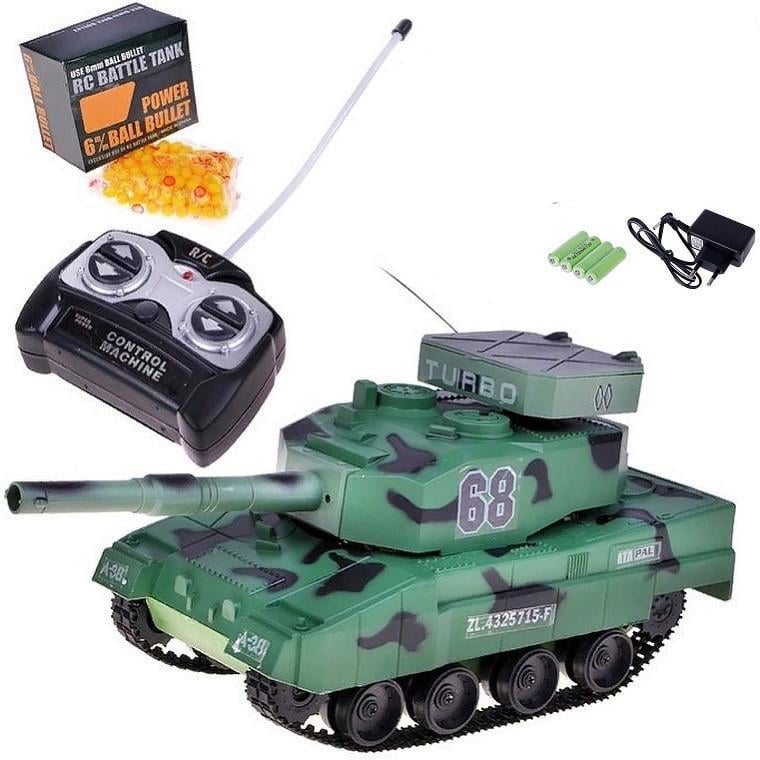 Танк на радіокеруванні акумуляторний що стріляє кульками (2301213185)