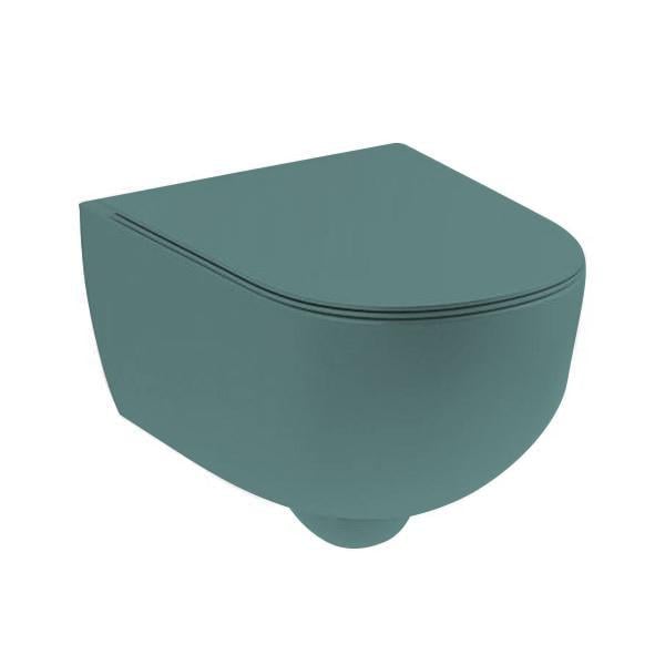 Унитаз подвесной Nic Design Pin с крышкой Soft-Close Aloe matt (31512606)