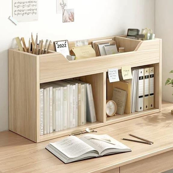 Полка-надстройка настольная из дерева Примавела бланже (АКД-019501)