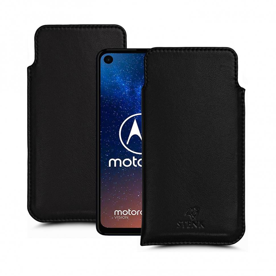 Футляр Stenk Elegance для Motorola One Vision Черный (63266)