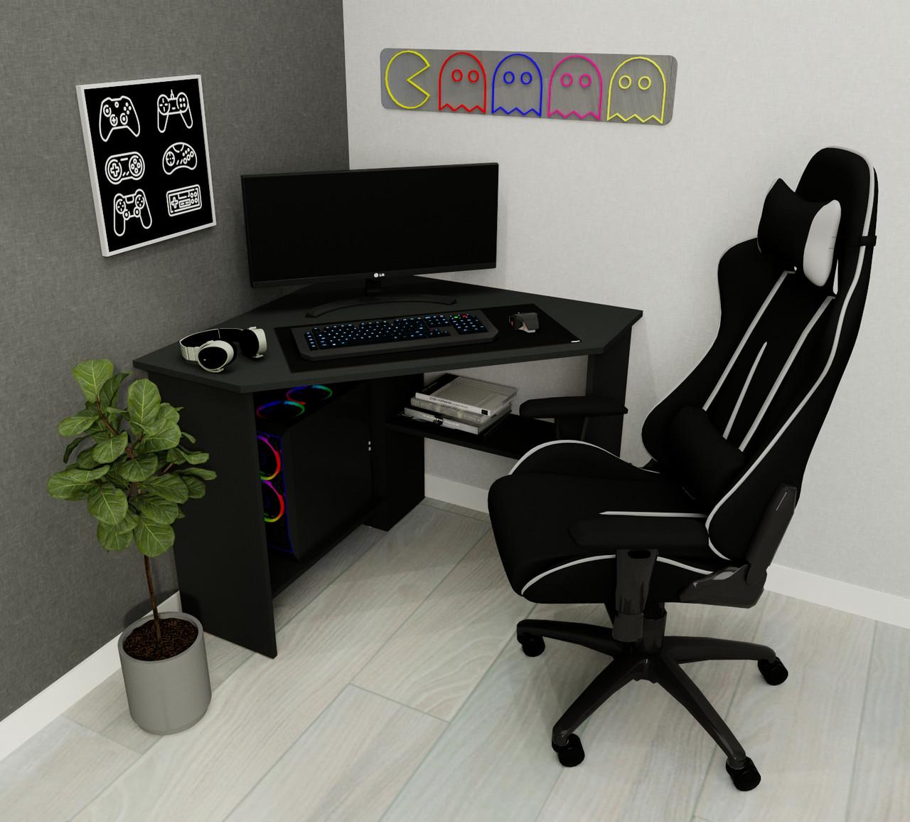 Комп'ютерний стіл Антрацитовий (26438383)