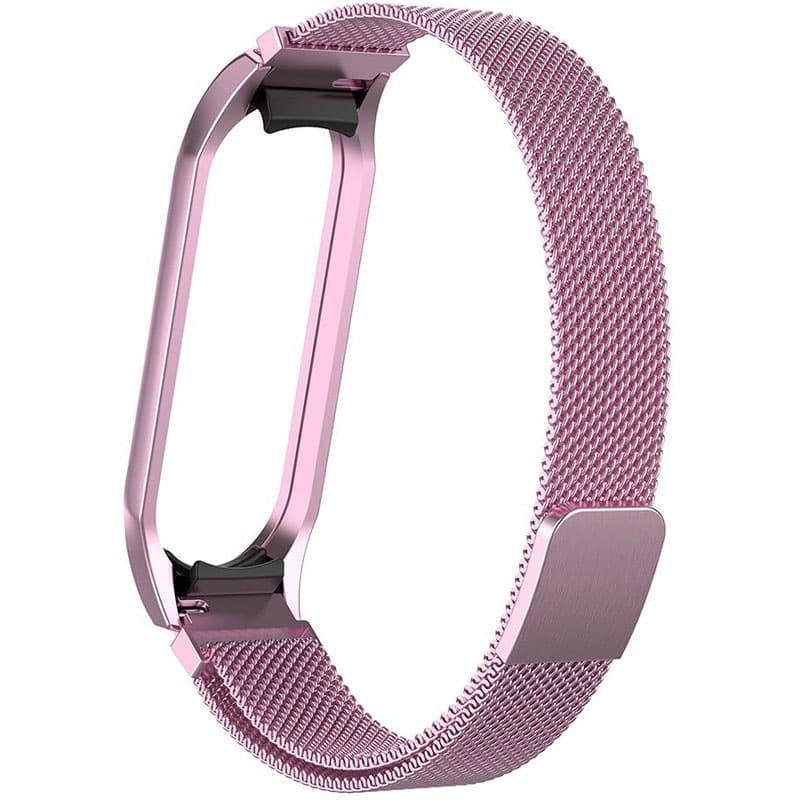 Ремінець Milanese Loop Design для Xiaomi Mi Band 7 Rose Pink (00000077055_6)