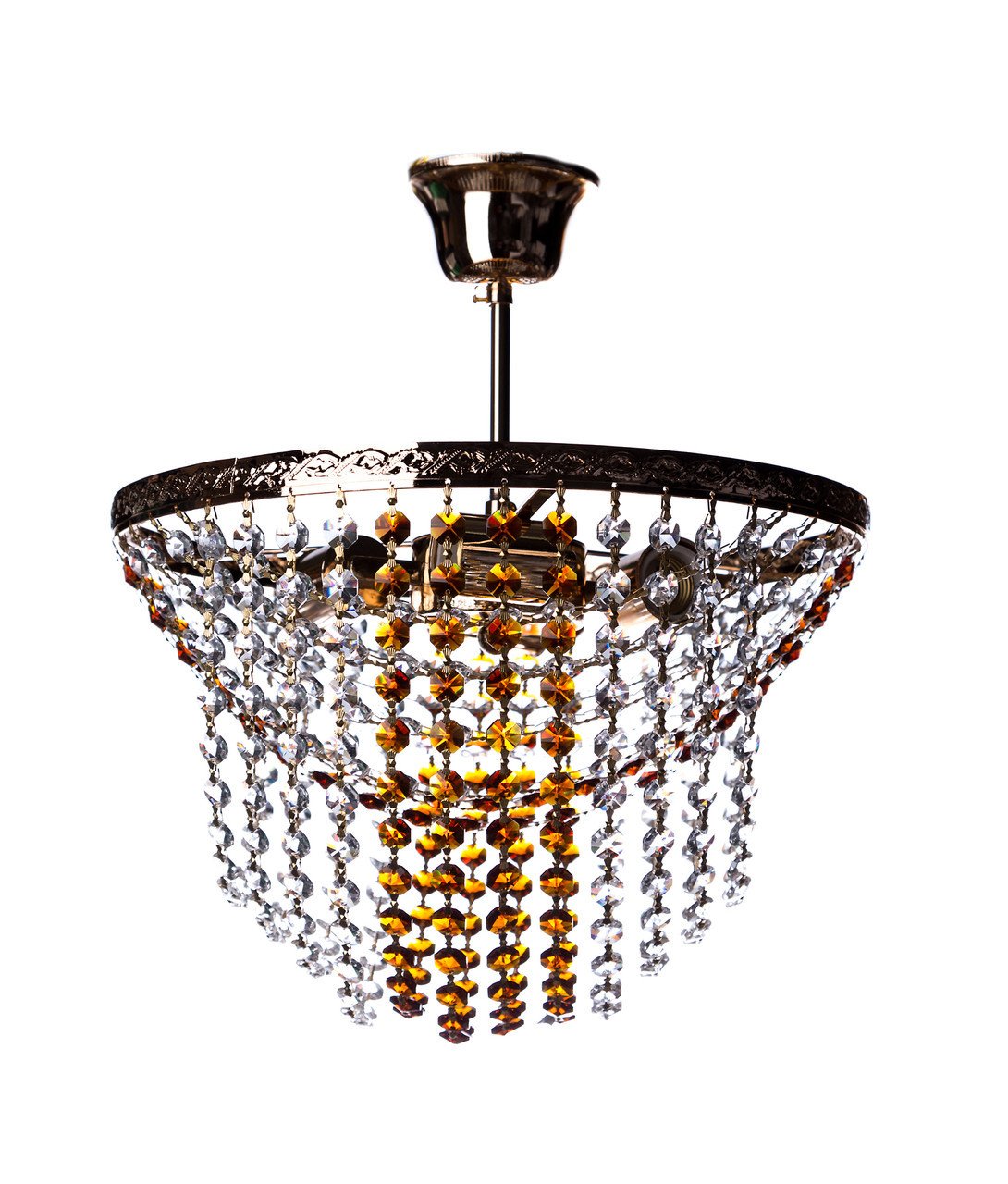 Люстра хрустальная подвесная Sunlight 0981/4 E на 4 лампы