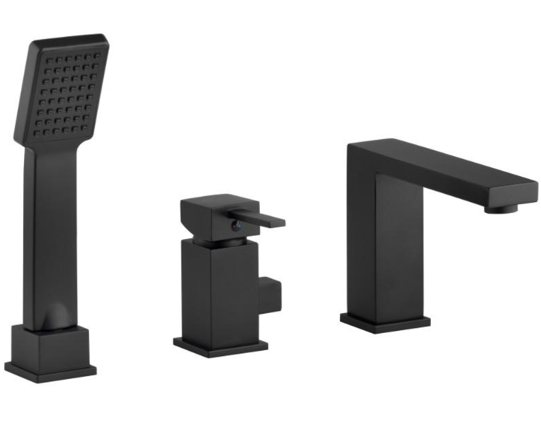 Смеситель для ванной Yoka AFEO на борт ванной Black (2810373430)