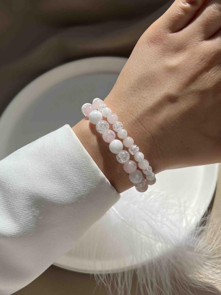 Сет браслетов "нежный" (4637)