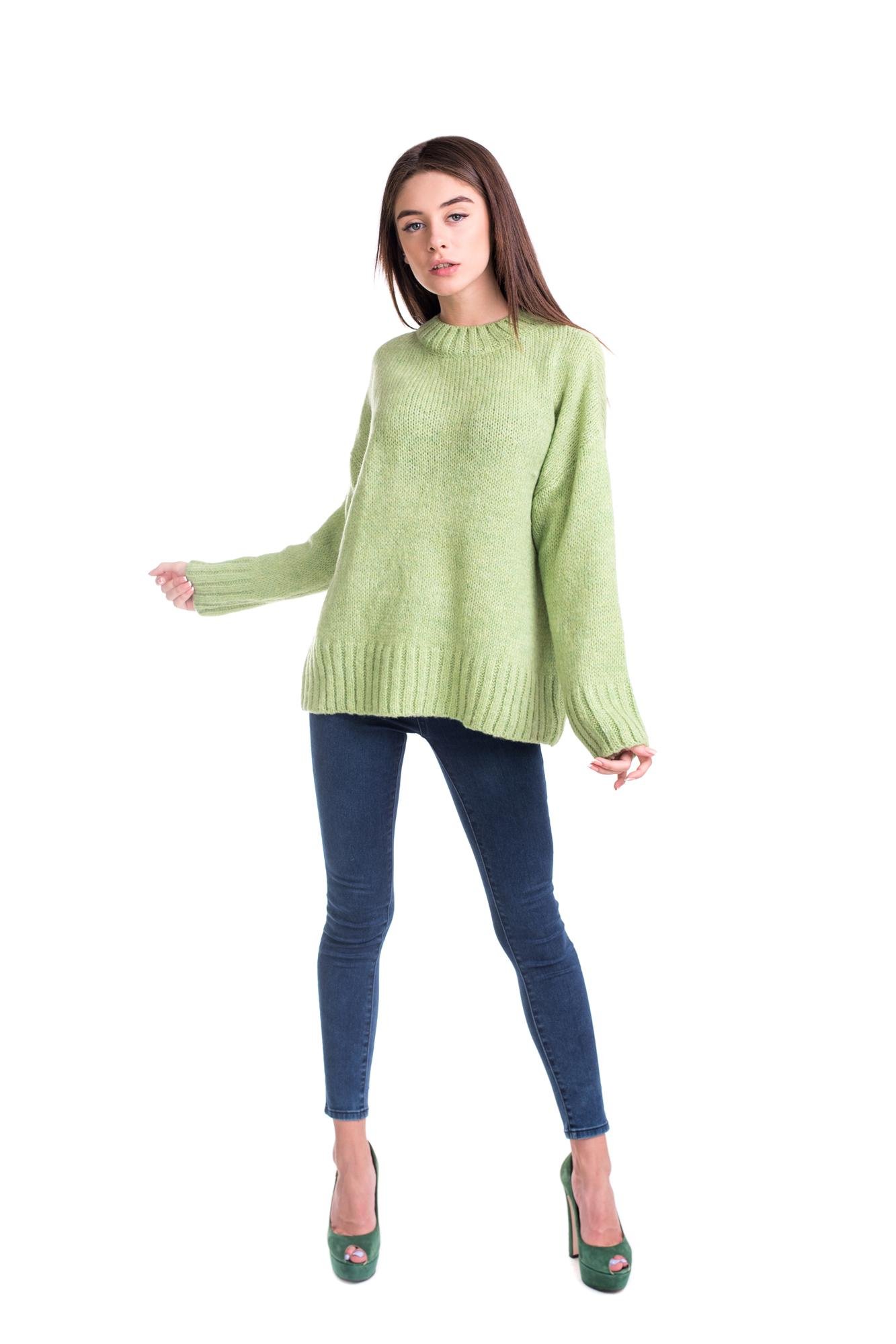 Джемпер женский Bakhur oversize Фисташковый (3168)