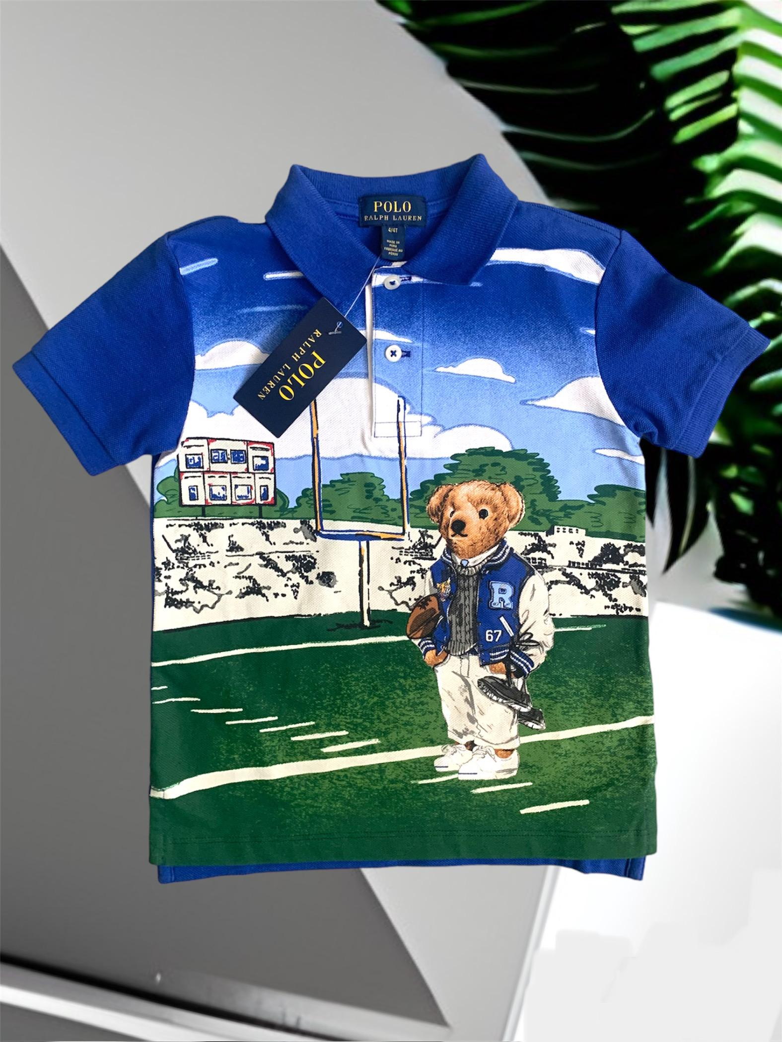 Поло Ralph Lauren 4 года 110 см Синий (0012401)