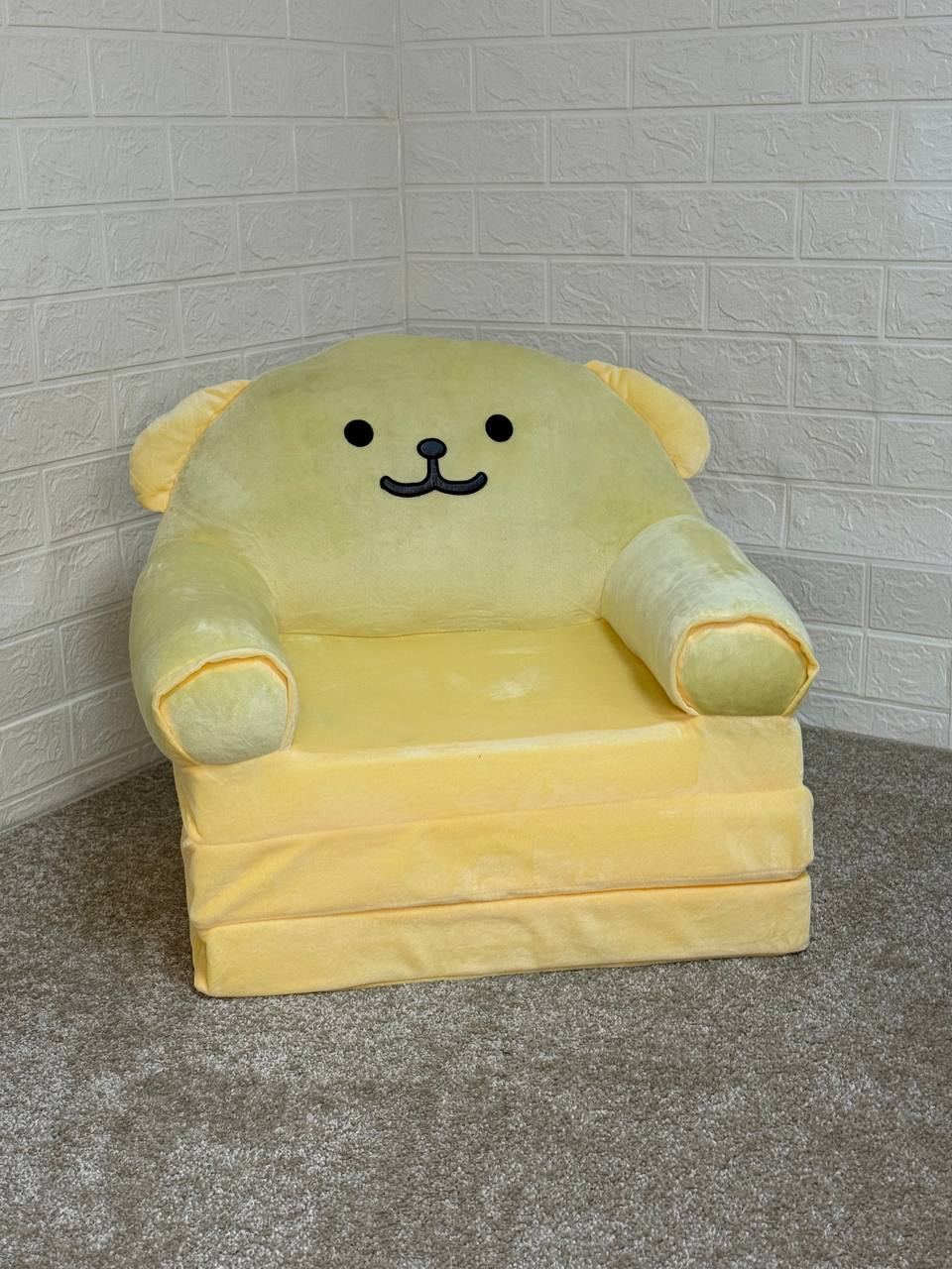 М'яке дитяче крісло плюшеве Вінні Пух безкаркасне (1new33456)