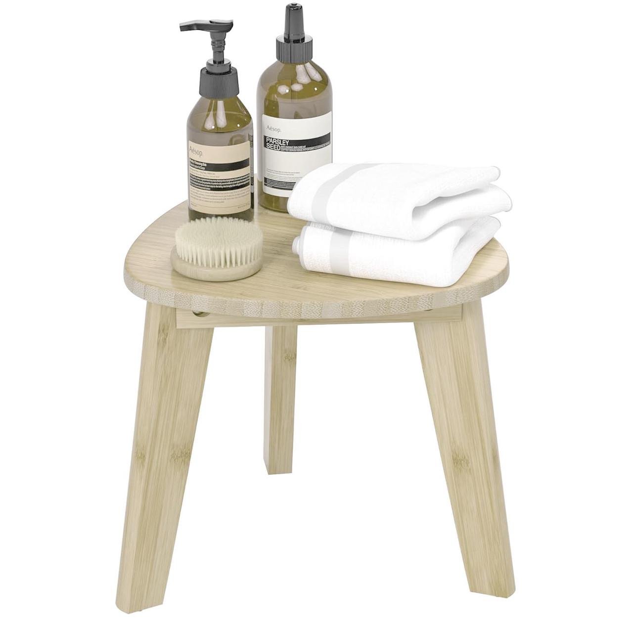 Стілець для ванної з дерева Ларіданес Бланже (ТВН-000501)