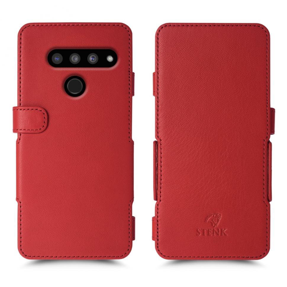 Чехол книжка Stenk Prime для LG V50 ThinQ Красный (69030)
