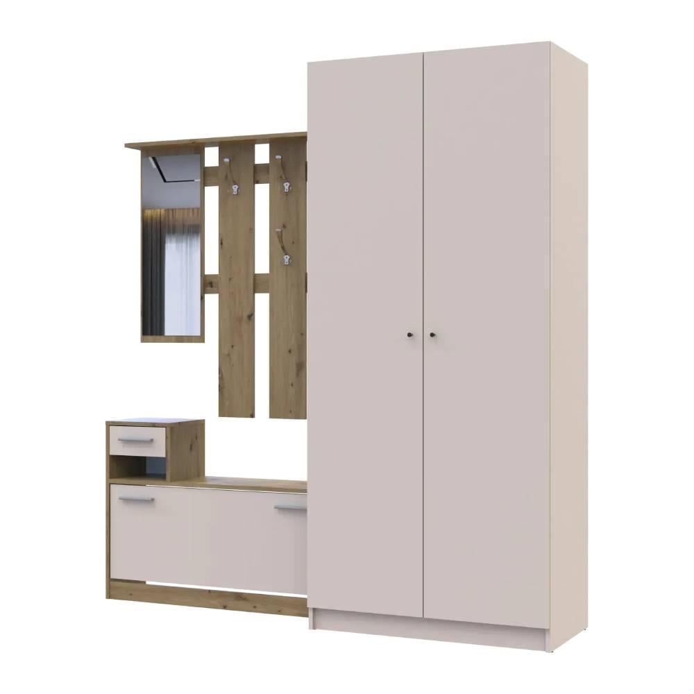 Прихожая Doros Alice и шкаф Promo DRS-011754 Дуб Эвок/Кашемир (42005160)