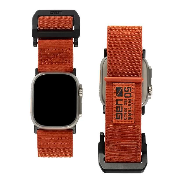 Ремешок UAG Active Watch Strap Rugged Replacement Band для Apple Watch 49 мм Ultra Оранжевый - фото 2