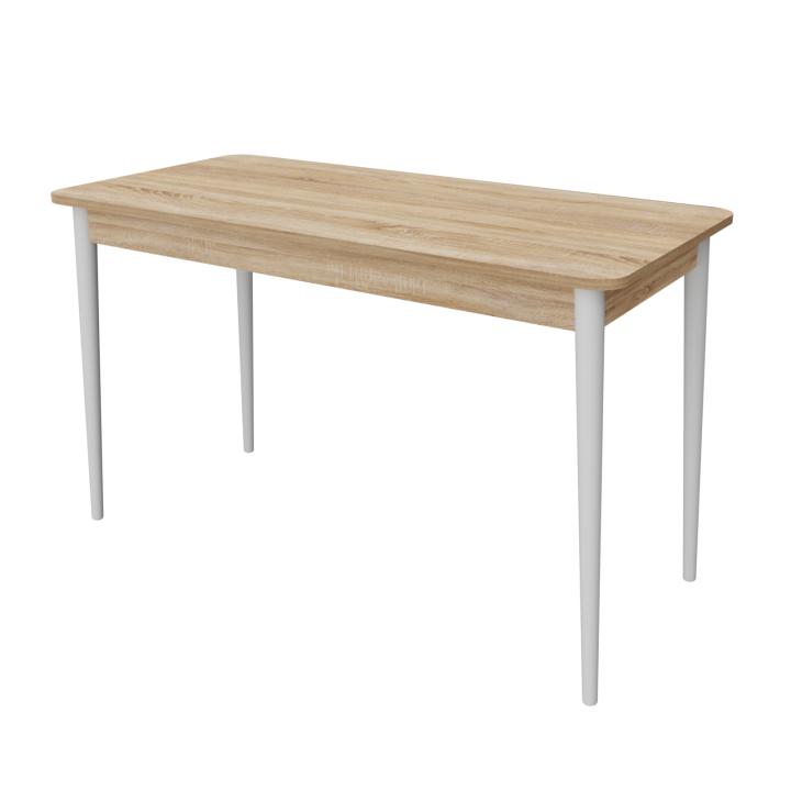 Стіл обідній прямокутний Неман Моно 1180х580 мм Дуб сонома/Білий (46353)