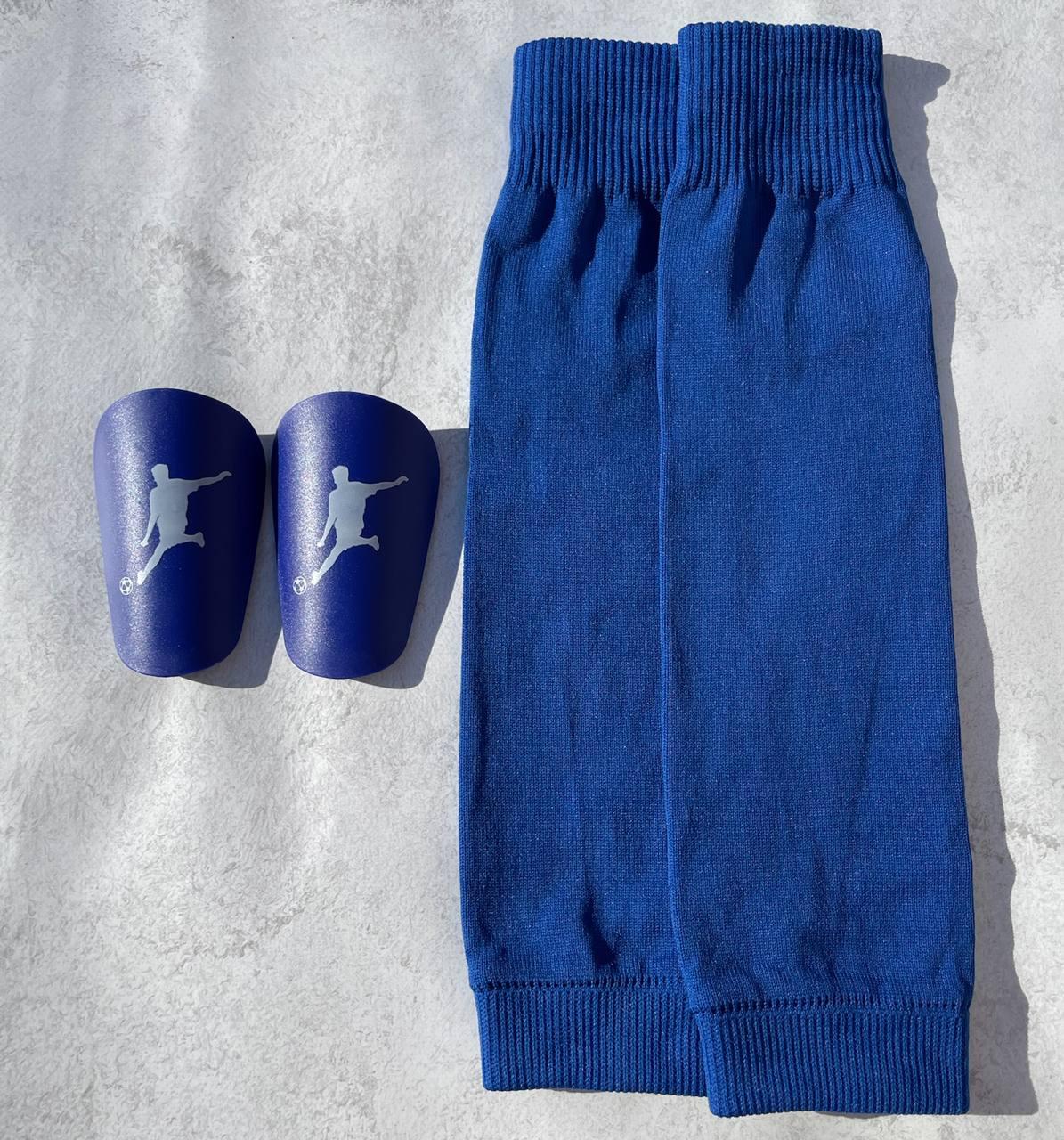 Комплект мини-щитки с футболистом и гетри-обрезки S Синий (2739021944) - фото 3 Комплект мини-щитки с футболистом и гетри-обрезки S Синий (2739021944) - фото 3