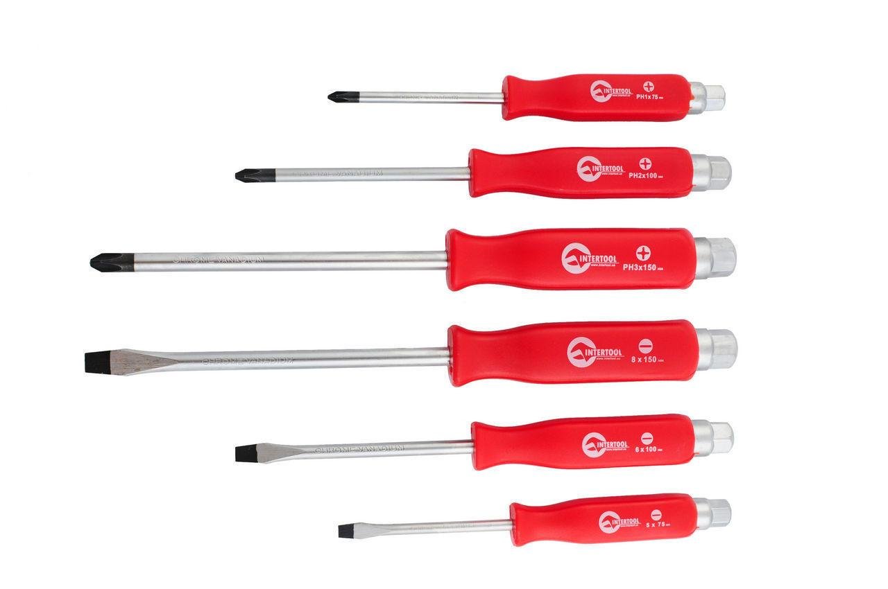 Набір викруток ударних Intertool 6 шт. (HT-0403)